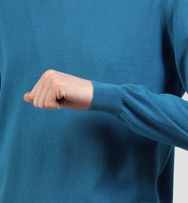 TOMORROWLAND MENS「シルクコットン クルーネックプルオーバー」|ニット・セーター|