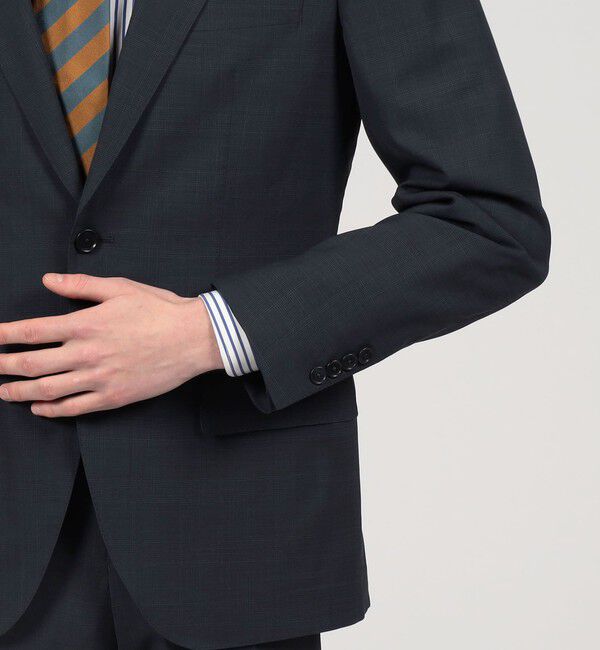 TOMORROWLAND MENS「Super120'sウールポリエステル シングルブレステッド2Bジャケット」|テーラードジャケット|