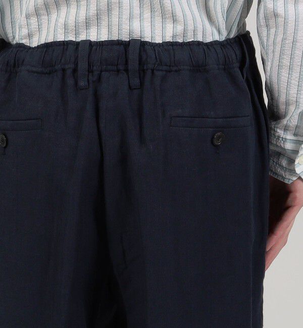 TOMORROWLAND MENS「ベルジャンリネン ワイドテーパードイージーパンツ」|その他|