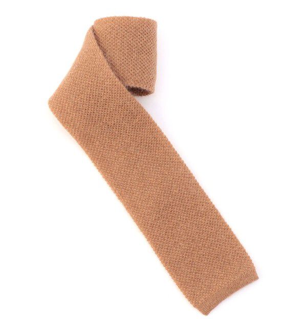TOMORROWLAND GOODS「Bleck ウールナイロン ニットタイ」|ネクタイ・蝶ネクタイ|45 キャメル
