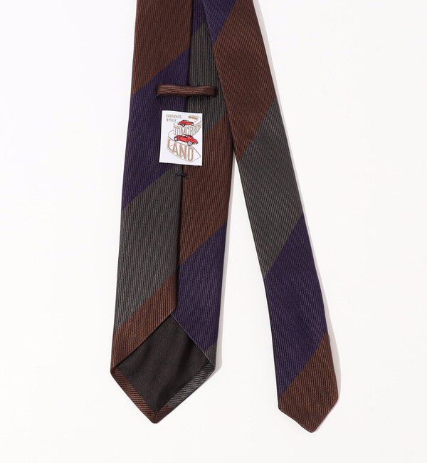 TOMORROWLAND GOODS「TOMORROWLAND MADE IN ITALY シルク ブワイドストライプ ネクタイ」|ネクタイ・蝶ネクタイ|