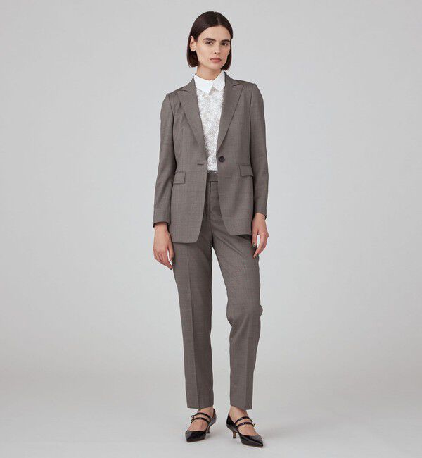 TOMORROWLAND collection「ブラウニーシャークスキン ペンシルパンツ」|スラックス|