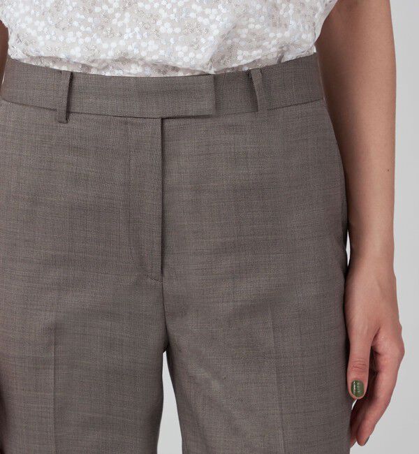 TOMORROWLAND collection「ブラウニーシャークスキン ペンシルパンツ」|スラックス|