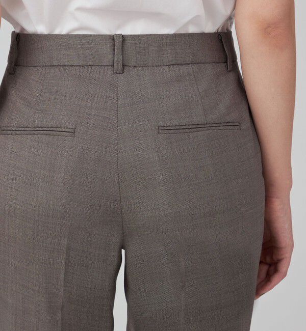 TOMORROWLAND collection「ブラウニーシャークスキン ペンシルパンツ」|スラックス|