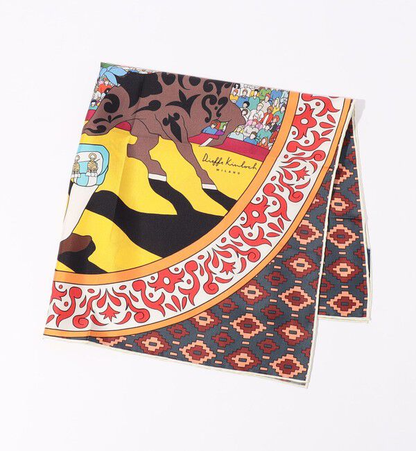 TOMORROWLAND GOODS「Kinloch シルクプリント スカーフ」|バンダナ・スカーフ|