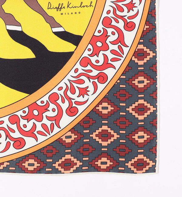 TOMORROWLAND GOODS「Kinloch シルクプリント スカーフ」|バンダナ・スカーフ|