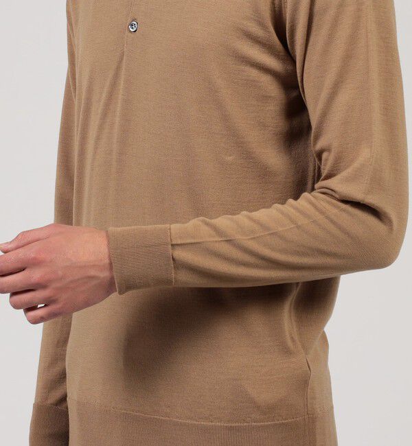 TOMORROWLAND BUYING WEAR「JOHN SMEDLEY 30G EASY FIT ウール ニットポロシャツ DORSET」|ニット・セーター|