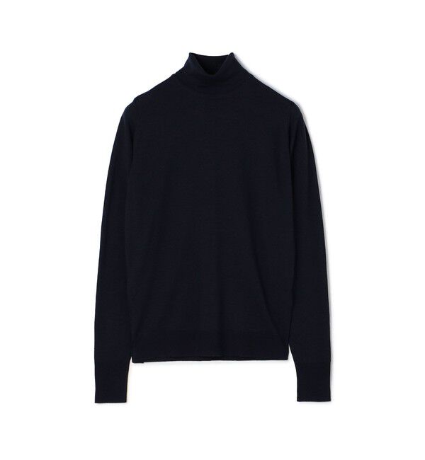 TOMORROWLAND BUYING WEAR「JOHN SMEDLEY 30G EASY FIT タートルネック RICHARDS」|ニット・セーター|69 ネイビー