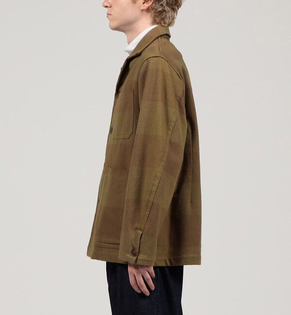 TOMORROWLAND MENS「インドコットンネル ブルゾン」|ブルゾン・スタジャン|