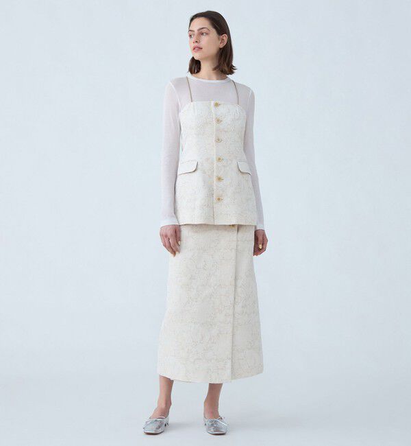 SOULEIADO「ボタニカルジャカード ビスチェ」|その他|