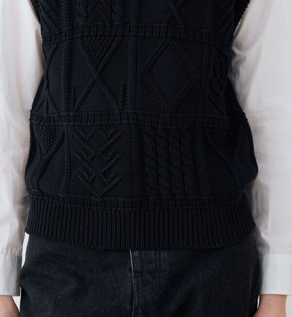 GALERIE VIE「ガンジーニット ベスト」|ベスト・ジレ|