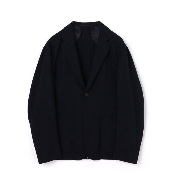 TOMORROWLAND MENS「ウールシルクナイロン シングルブレステッド 2Bジャケット CARLO BARBERA」|テーラードジャケット|69 ネイビー