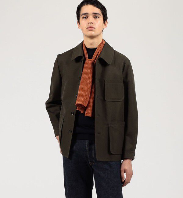 TOMORROWLAND MENS「ウールコットンギャバジン チョアジャケット TRENCH」|ブルゾン・スタジャン|