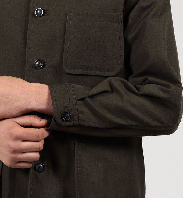 TOMORROWLAND MENS「ウールコットンギャバジン チョアジャケット TRENCH」|ブルゾン・スタジャン|