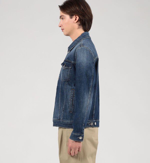 TOMORROWLAND MENS「【別注】PT TORINO ストレッチデニム トラッカージャケット」|ブルゾン・スタジャン|