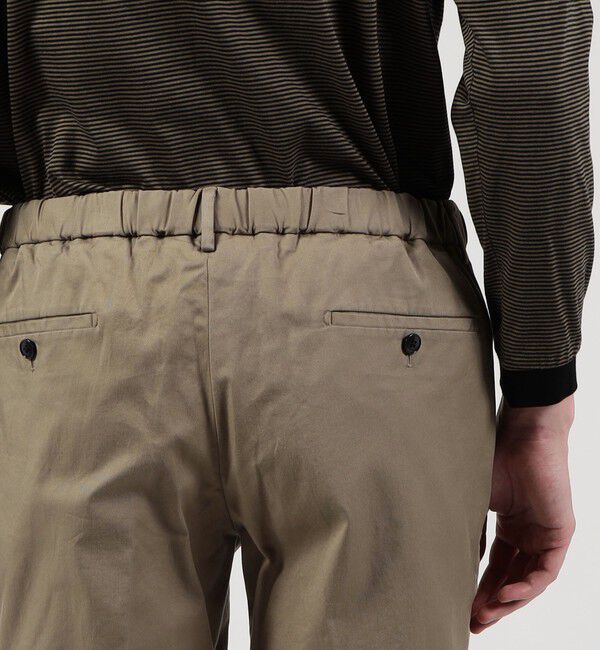 TOMORROWLAND MENS「ストレッチチノ イージースラックス」|スラックス|