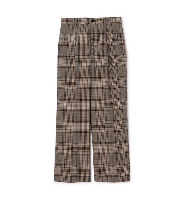 TOMORROWLAND MENS「ハルトウール 1プリーツ バレルパンツ」|スラックス|46 ブラウン系