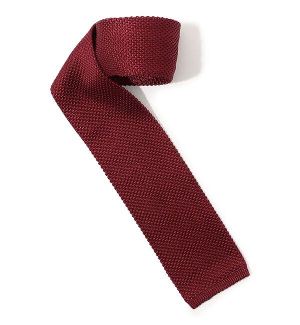 TOMORROWLAND GOODS「TRICOT-DIO シルクニットタイ」|ネクタイ・蝶ネクタイ|35 レッド