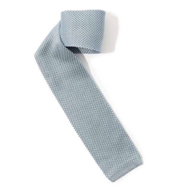 TOMORROWLAND GOODS「TRICOT-DIO シルクニットタイ」|ネクタイ・蝶ネクタイ|63 ライトブルー