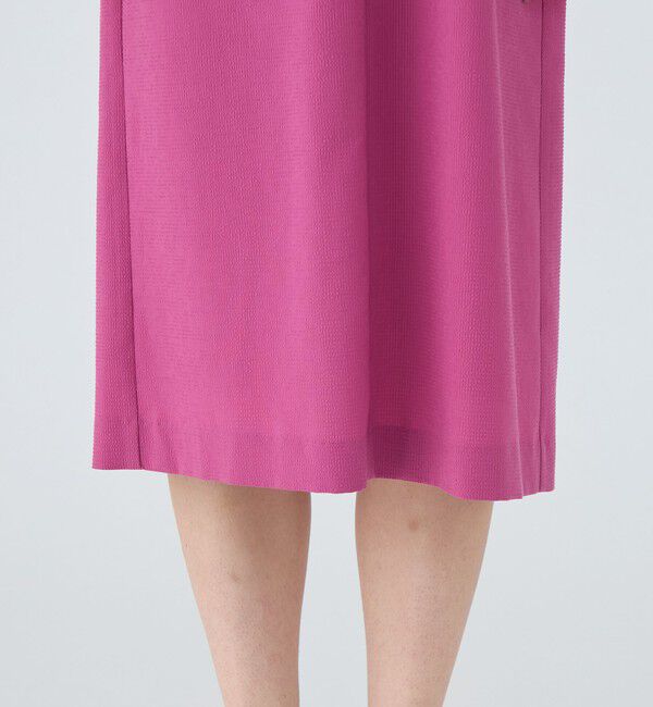 Ballsey「コンパクトサッカー ギャザーVネックワンピース」|ワンピース|