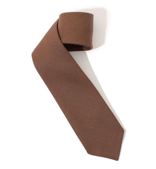 TOMORROWLAND GOODS「TOMORROWLAND ウール ソリッドネクタイ」|ネクタイ・蝶ネクタイ|47 ブラウン