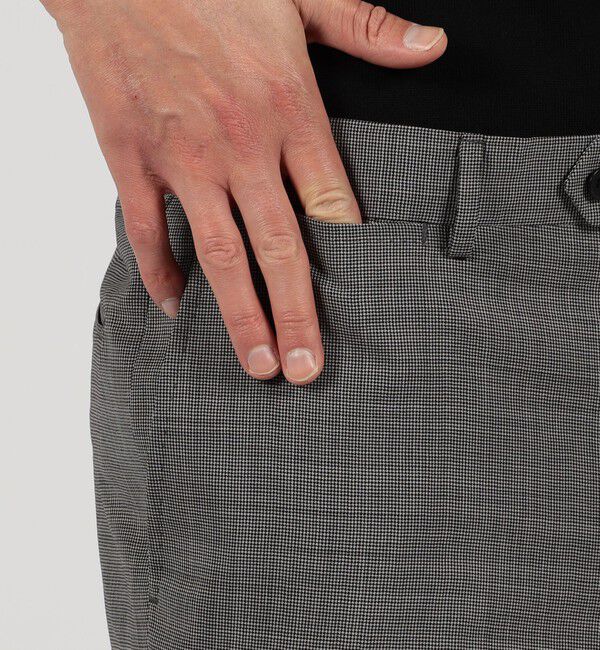 TOMORROWLAND MENS「Super120'sウールポリエステル ノープリーツスリムスラックス」|スラックス|