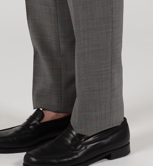 TOMORROWLAND MENS「Super120'sウールポリエステル ノープリーツスリムスラックス」|スラックス|