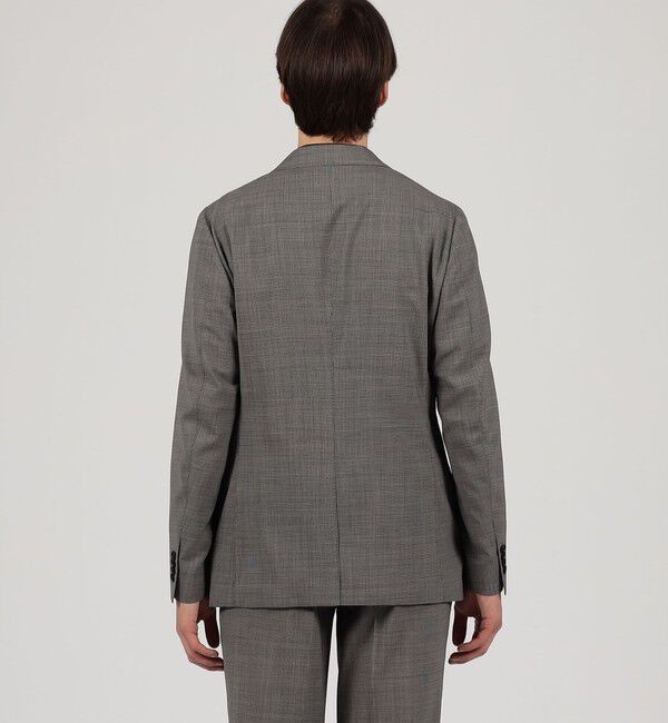 TOMORROWLAND MENS「Super120'sウールポリエステル シングルブレステッド2Bジャケット」|テーラードジャケット|