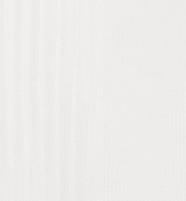 CABaN「シアーナイロン ランダムリブノースリーブプルオーバー」|ニット・セーター|