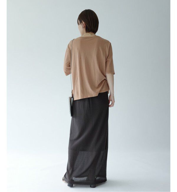 EMILYWEEK「セカンドスキン ハーフスリーブプルオーバー」|Tシャツ・カットソー|