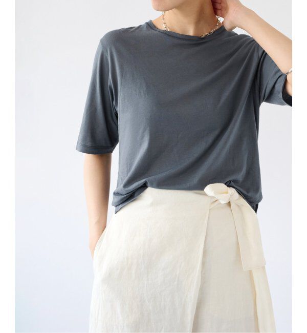 EMILYWEEK「セカンドスキン ハーフスリーブプルオーバー」|Tシャツ・カットソー|