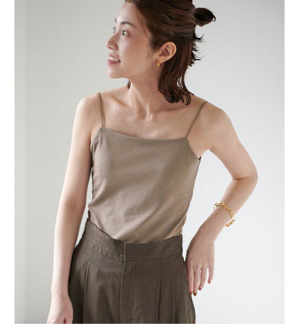 EMILYWEEK「《追加》オーガニックコットン混 ストレッチブラキャミソール」|インナー|