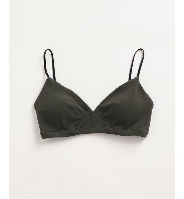 EMILYWEEK「【RESET】オーガニックコットン混 ブラ（グレー、グリーン）」|インナー|