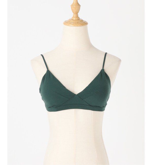 EMILYWEEK「【RESET】オーガニックコットン混 ブラ（グレー、グリーン）」|インナー|