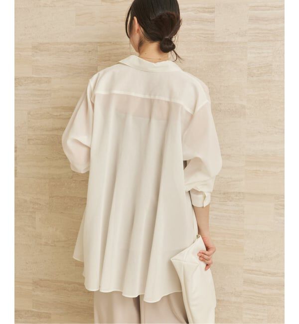 Plage「Sheer Tent Line シャツ」|シャツ・ブラウス|