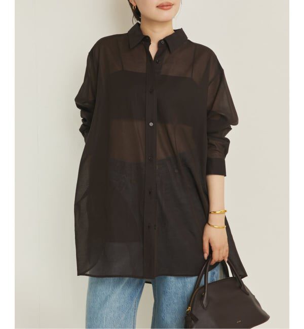 Plage「Sheer Tent Line シャツ」|シャツ・ブラウス|