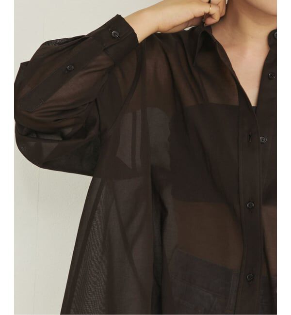 Plage「Sheer Tent Line シャツ」|シャツ・ブラウス|