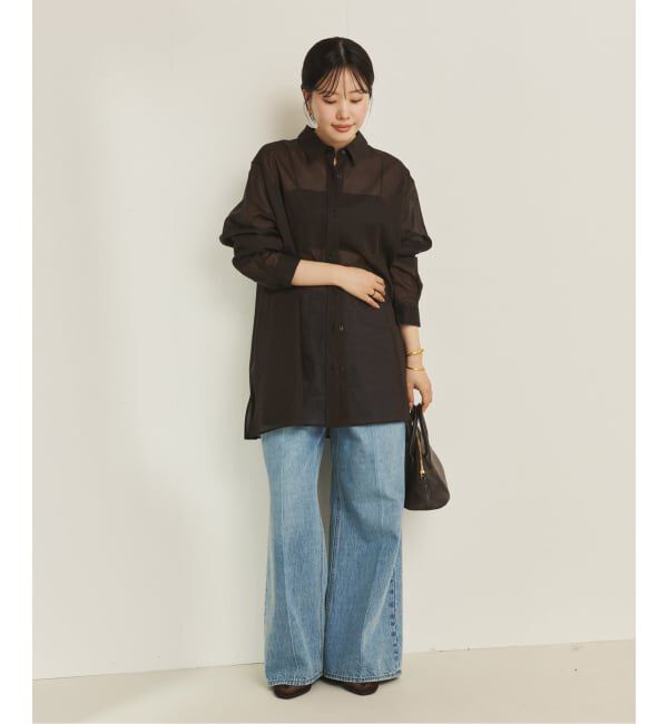 Plage「Sheer Tent Line シャツ」|シャツ・ブラウス|