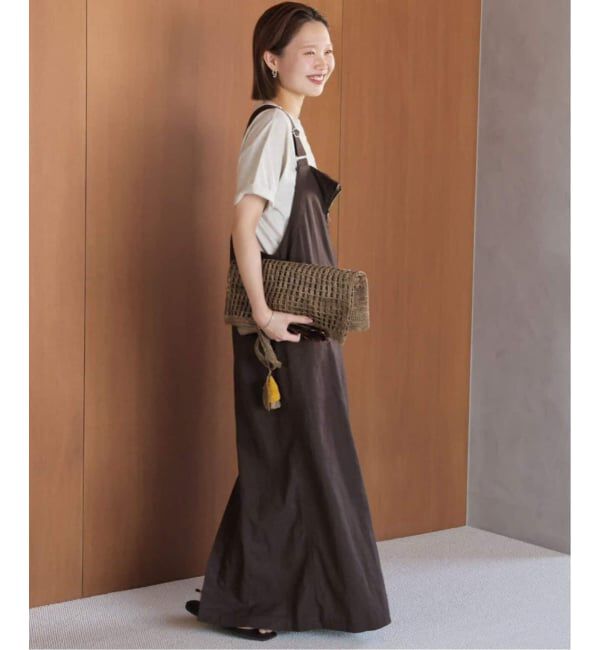 SLOBE IENA「《WEB/一部店舗限定/追加2》アイラインジャンパースカート」|ワンピース|