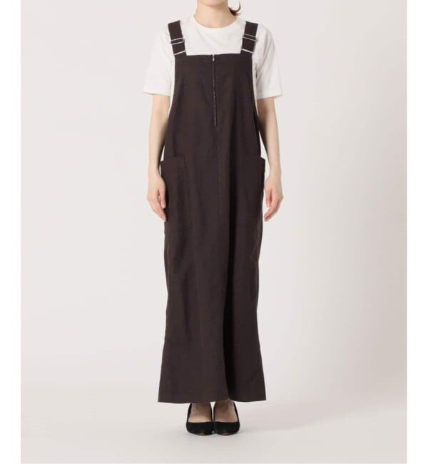 SLOBE IENA「《WEB/一部店舗限定/追加2》アイラインジャンパースカート」|ワンピース|