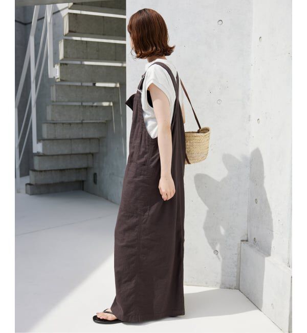 SLOBE IENA「《WEB/一部店舗限定/追加2》アイラインジャンパースカート」|ワンピース|