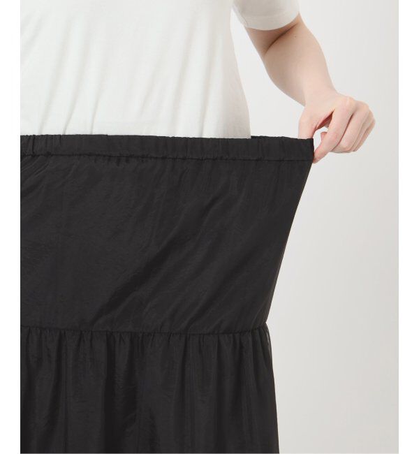 SLOBE IENA「シアーオーガンジーティアードスカート」|スカート|