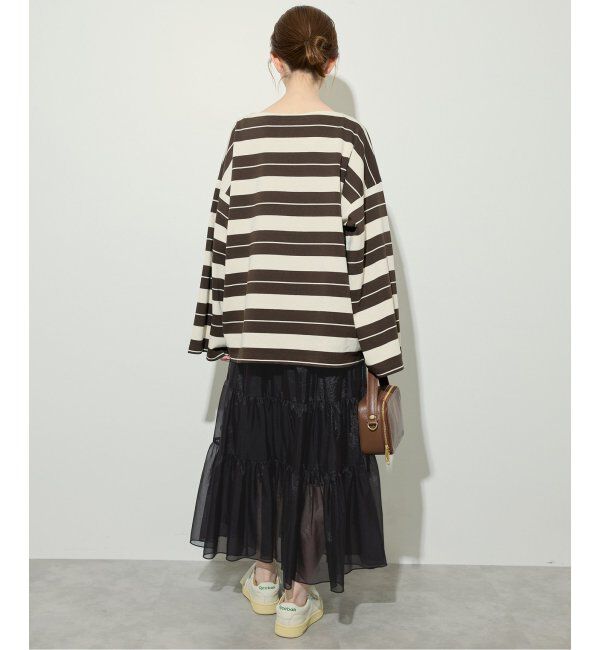 SLOBE IENA「シアーオーガンジーティアードスカート」|スカート|