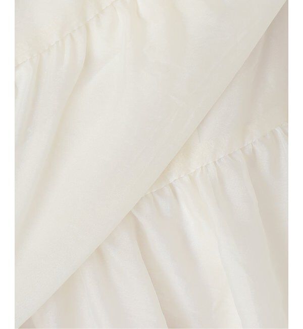 SLOBE IENA「シアーオーガンジーティアードスカート」|スカート|