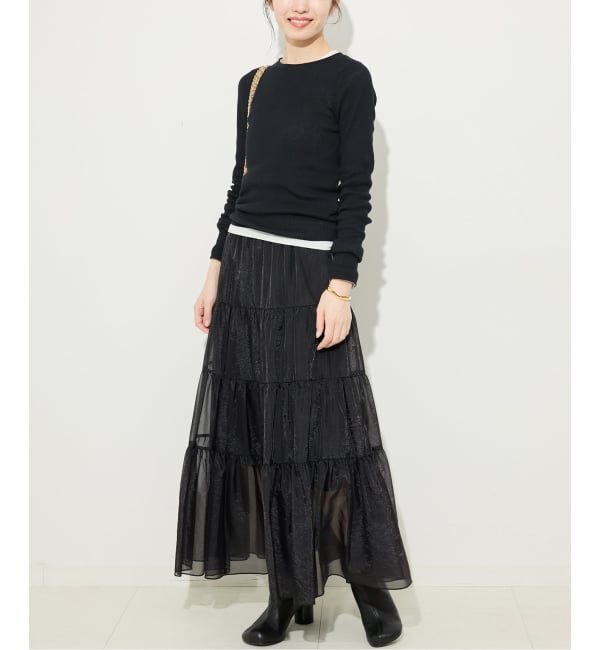 SLOBE IENA「《WEB限定/追加2》スイビハイゲージプルオーバー」|ニット・セーター|