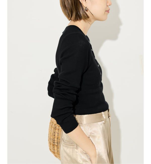 SLOBE IENA「《WEB限定/追加》スイビハイゲージヘンリープルオーバー」|ニット・セーター|
