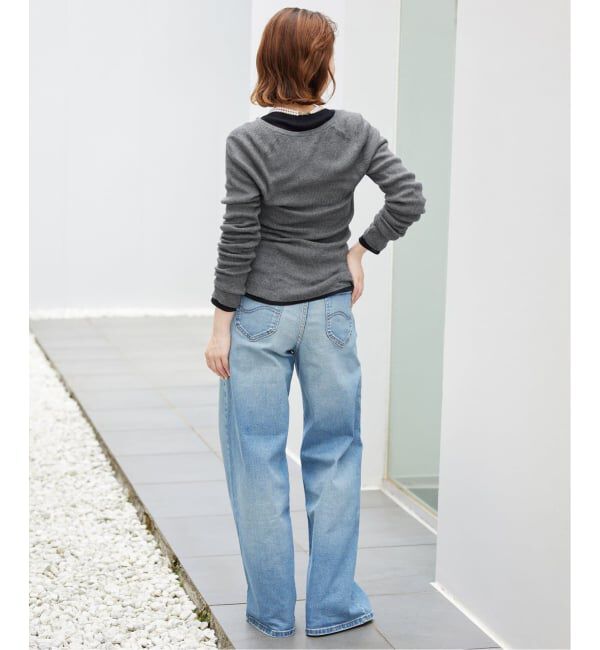 SLOBE IENA「《WEB限定/追加》スイビハイゲージヘンリープルオーバー」|ニット・セーター|