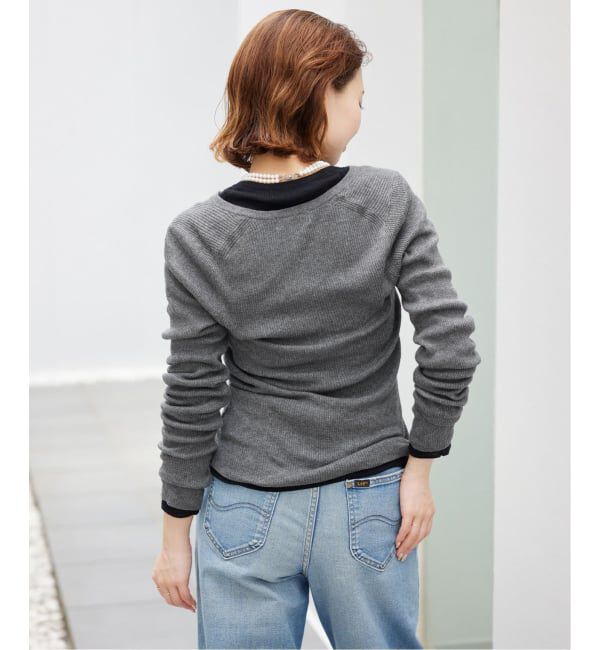 SLOBE IENA「《WEB限定/追加》スイビハイゲージヘンリープルオーバー」|ニット・セーター|