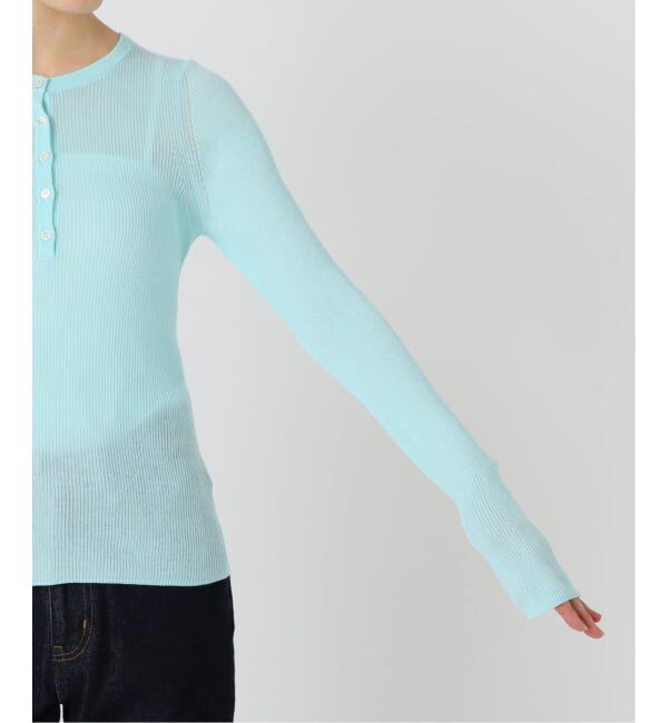 SLOBE IENA「《WEB限定/追加》スイビハイゲージヘンリープルオーバー」|ニット・セーター|