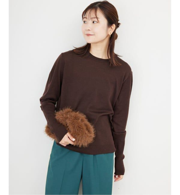 SLOBE IENA「《追加》ウォッシャブルプレーンニット」|ニット・セーター|